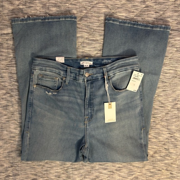 Good American Denim - Good American Good Legs Cropped Mini Bootcut Jeans Sz 12/31 NWT | Bootcut Jeans-